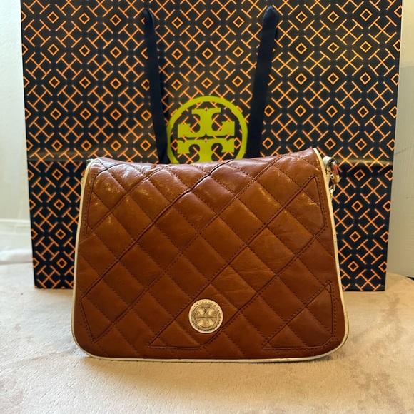 🌟SOLD🌟 TORY BURCH leather shoulder bag - Picture 2 of 12